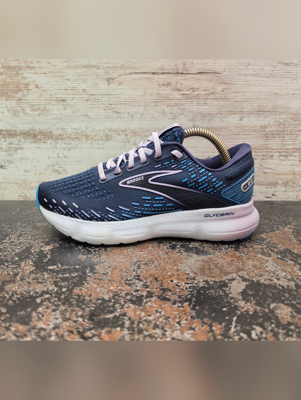 Womens Brooks Glycerin GTS 20 Running Shoes Sz 6.5 Wide Used 1203691D499